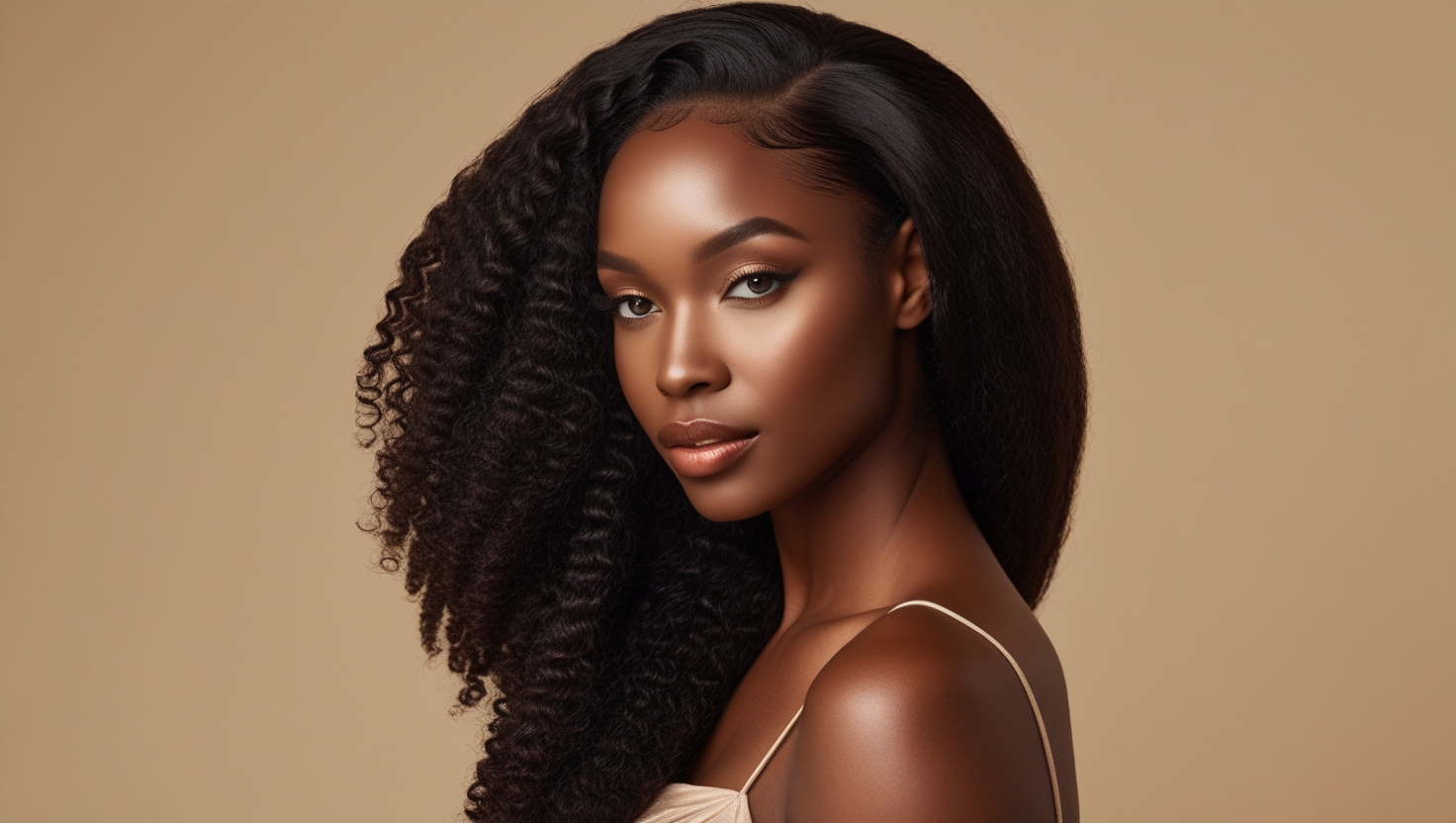 Cheveux naturels magnifiquement entretenus